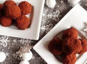 Trufas mascarpone chocolate blanco cacao