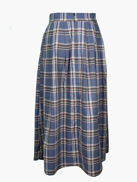Falda Larga Cuadros