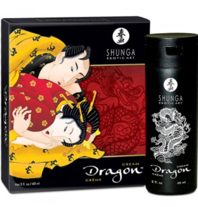 Shunga Crema Dragon Potenciadora Ereccion Fresas Menta
