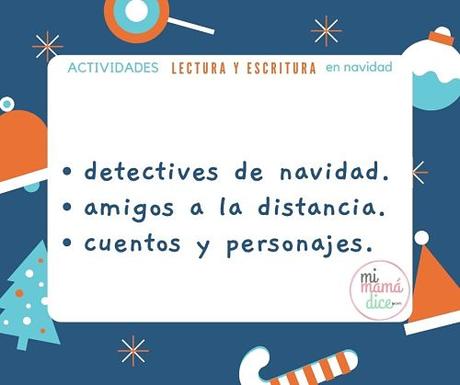 Actividades para favorecer la lectura y escritura en Navidad