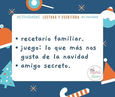 Actividades para favorecer la lectura y escritura en Navidad