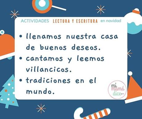 Actividades para favorecer la lectura y escritura en Navidad