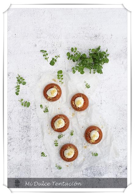 Falsa Panna Cotta de Tomate con Mozarella