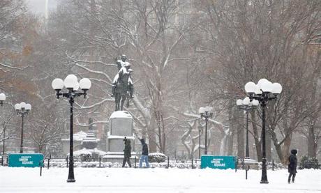 Nueva York registra una de las mayores nevadas de los últimos años