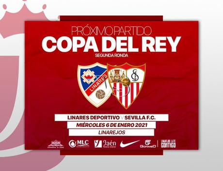 El Sevilla FC se enfrentará al Linares Deportivo en la segunda eliminatoria de la Copa del Rey
