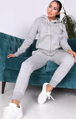 Femme Luxe Chandal Gris