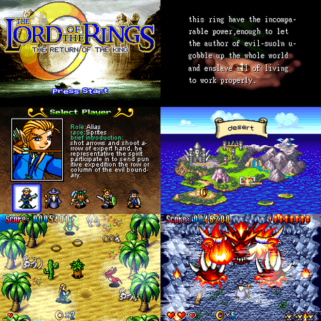 Liberado The Lord of the Rings: The Return of the King de Game Boy Advance