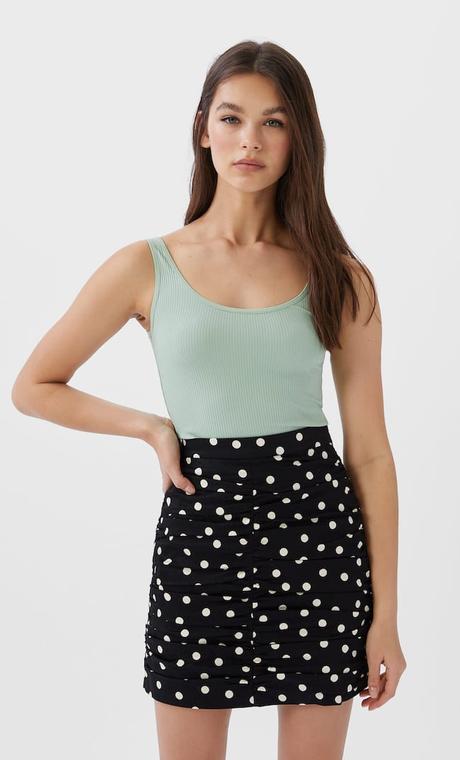 Falda Skater Stradivarius