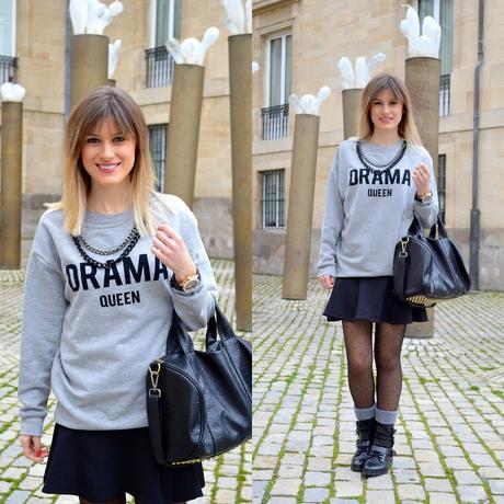 Falda Skater Stradivarius