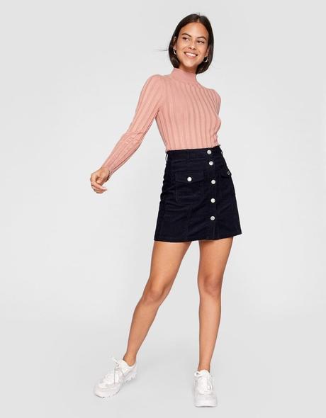 Falda Skater Stradivarius