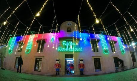 Inauguran monumental iluminación navideña en Soledad