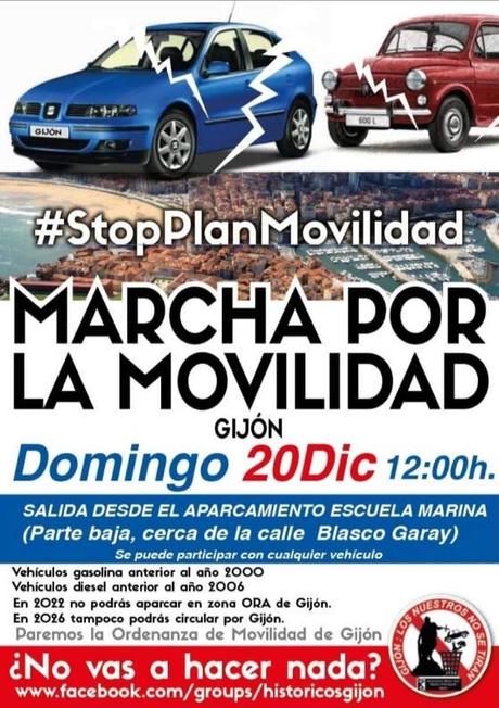 De marcha en coche y por la movilidad