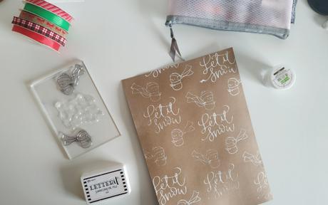 DIY: Papel de regalo personalizado