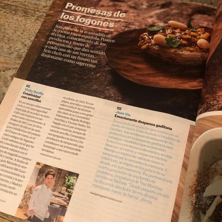 El Viajero de El País aplaude de nuevo a Samuel Naveira del Mu-Na en el Reportaje “Promesas de los fogones