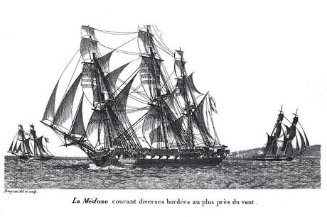 El naufragio de la Medusa Meduse,la Medusa,fragata Medusa,Echo, Argus,Loire,naufragio,balsa de la medusa, naufragio la medusa,Senegal,Sant Louis,costa africana,Mauritania,banco de banco de Arguin, Le Machine,La Máquina, Chaumereys, Hugues Duroy de Chaumerey, Julien-Désiré Schmaltz, Henri de Savigny, Alexandre Corréard, tragedia,canibalismo