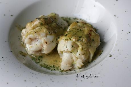 Popietas de bacalao con calabacín