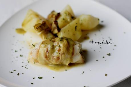 Popietas de bacalao con calabacín