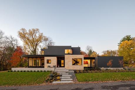 Casa minimalista sobre el Rio Mississippi Casa minimalista sobre el Rio Mississippi