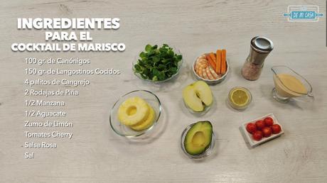 ingredientes coctel de mariscos