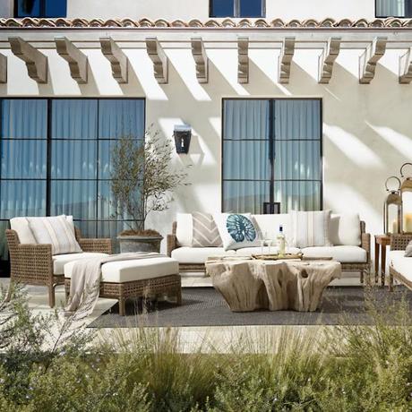 Mobiliario Moderno para Exterior de Fibras de Frontgate