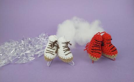 DIY: Amigurumi patines sobre hielo