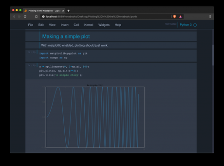 Tema oscuro en Jupyter Notebook