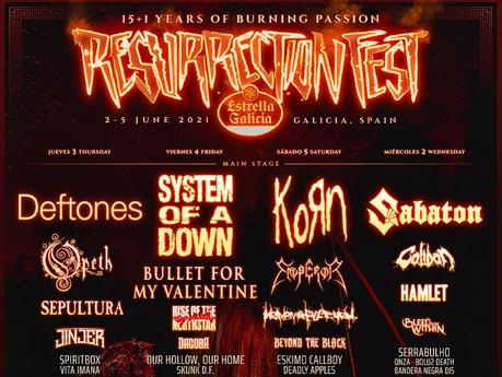 Resurrection Fest anuncia cartel por días confiando en poder volver en 2021
