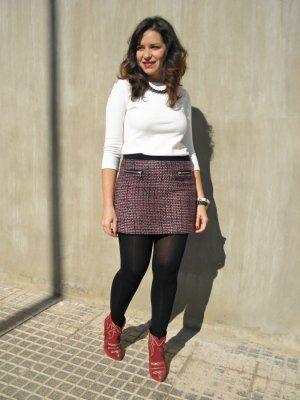 Falda Roja Outfit