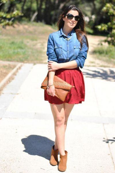 Falda Roja Outfit