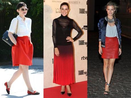 Falda Roja Outfit