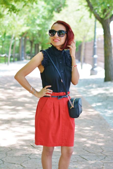 Falda Roja Outfit