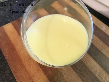 Cuajada de naranja en thermomix