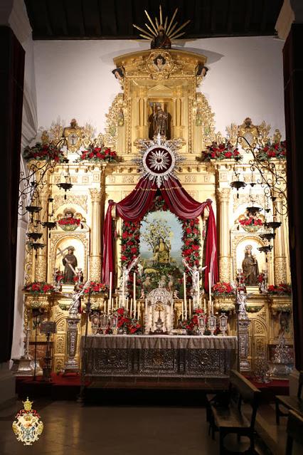 Exorno navideño del Altar Jubilar