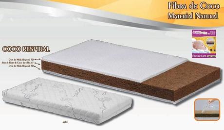 colchon para bebe fibra de coco y latex