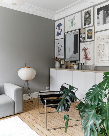 Moderno apartamento minimalista danés, con alma vieja