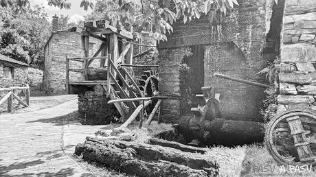 Elementos hidráulicos en Os Teixóis