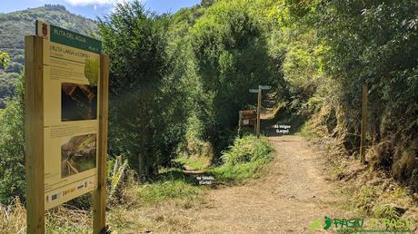 Cruce para ir a Os Teixóis o As Veigas