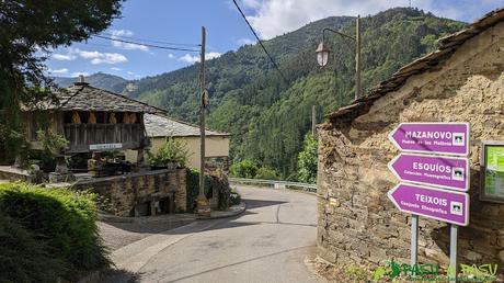 Saliendo de Taramundi hacia la Ruta del Agua
