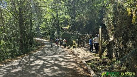 Desvío a la Cascada de la Salgueira