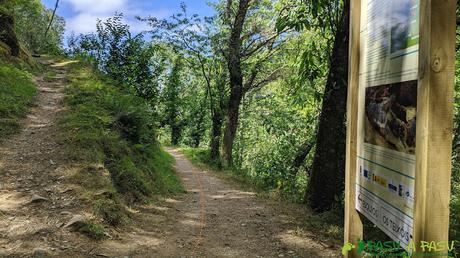 Regresando de Os Teixóis hacia Esquíos