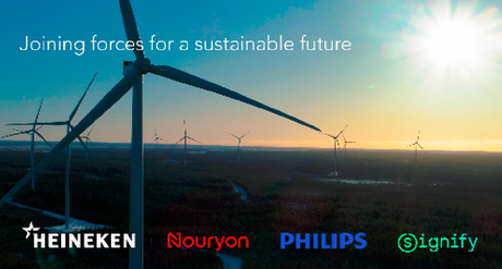 Más energía renovable: Philips, HEINEKEN, Nouryon y Signify forman el primer consorcio Pan-Europeo