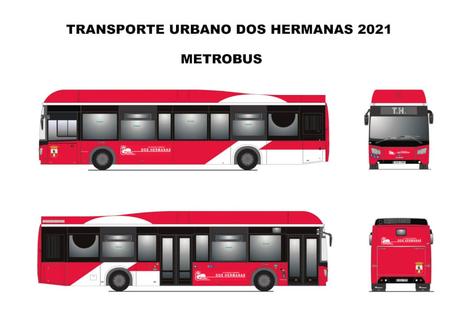 El Trasnporte urbano de Dos Hermanas estrena nuevo diseño a partir del 1 de Enero