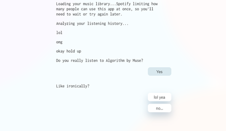 El bot de inteligencia artificial que se mofa de tu gusto musical El bot de inteligencia artificial que se mofa de tu gusto musical