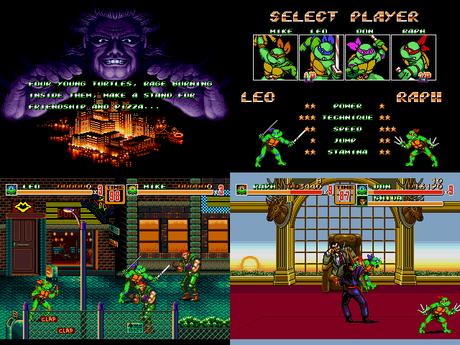 [ROM hack] Teenage Mutant Ninja Turtles… of Rage (Sega Mega Drive / Genesis)