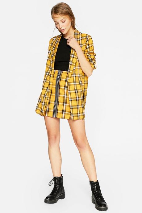 Stradivarius Falda Cuadros