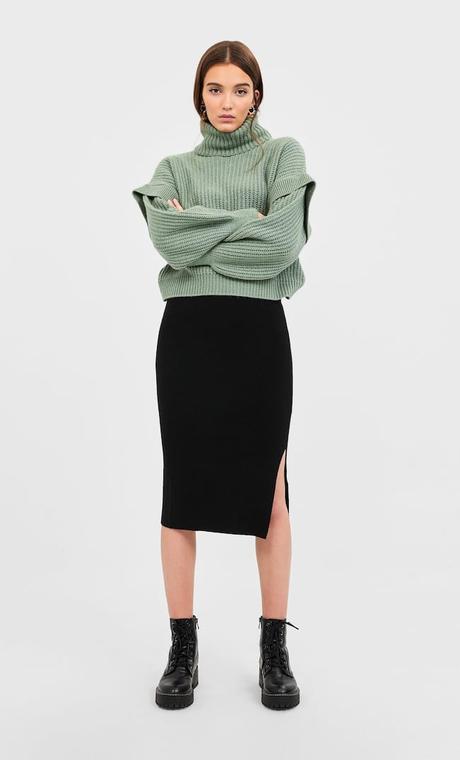 Stradivarius Falda Cuadros