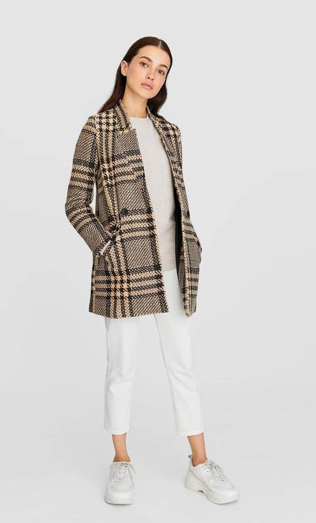 Stradivarius Falda Cuadros