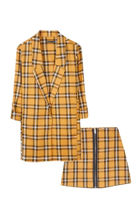 Stradivarius Falda Cuadros