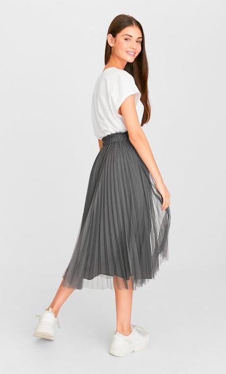 Stradivarius Falda Cuadros