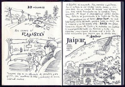 Verano indio, de Joaquín López Cruces. Viajar con dibujos
